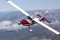 N2CQ - Taken over Seven Devils Hills in Central Idaho near the main fork of the Salmon River - by Chris Rose