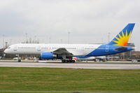 G-BYAH @ EGCC - was due to become N903NV with Allegiant Air, but will now be leased to Jet2 and re-registered as G-LSAM - by Chris Hall