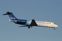 OH-BLG @ EBBR - Flight KF801 is descending to RWY 02