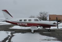 N197PM @ KAXN - Piper PA-46-350P Mirage on the ramp. - by Kreg Anderson
