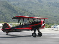 N59031 @ SZP - 1941 Boeing Stearman A75N1, Continental W670 220 Hp, taxi off the active - by Doug Robertson