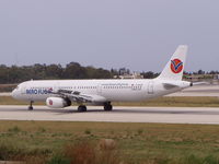 D-ARFB @ LMML - A321 D-ARFB of AeroFlight seen after landing - by raymond