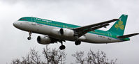 EI-DVE @ EGLL - Hand Held Telephoto Lens. Taken on the South side of the airport.