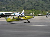 N190AK @ SZP - 2004 Kozloff PULSAR, Rotax 912, landing roll Rwy 22 - by Doug Robertson