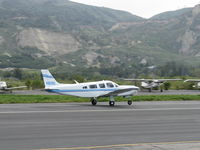 N68K @ SZP - 1976 Piper PA-32R-300 LANCE, Lycoming IO-540-K1G5D 300 Hp, takeoff roll Rwy 22 - by Doug Robertson