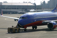 N482WN @ KSEA - Rolling up to the gate before heading out on a flight to Florida.