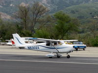 N8302X @ SZP - 1961 Cessna 172C SKYHAWK, Continental O-300 145 Hp, takeoff roll rwy 22 - by Doug Robertson