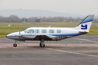 G-YEOM @ EGBJ - Yeoman's 1983 Piper PIPER PA-31-350, c/n: 31-8352022 - by Terry Fletcher