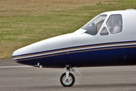 G-CGEI @ EGBJ - 2000 Cessna 550 Citation Bravo, c/n: 550-0951 cleared for departure - by Terry Fletcher