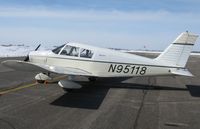 N95118 @ KAXN - Piper PA-28-140 Cherokee on the line. - by Kreg Anderson