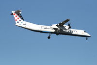9A-CQE @ EBBR - Flight OU456 is descending to RWY 02