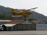 N1017U @ SZP - 1939 Bucker JUNGMANN C.A.S.A. 1.131, Lycoming O-360 180 Hp upgrade conversion, on final Rwy 22 - by Doug Robertson