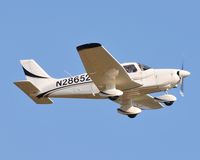 N28652 @ 5W8 - Departing runway 4 - by John W. Thomas