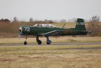 G-CGFS @ EGFH - Arriving at Swansea Airport. Marked 61762 72. - by Roger Winser