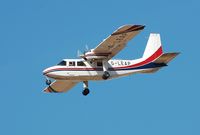 G-LEAP @ EGFH - On finals Runway 22. Operated by Skydive Swansea. Sold to the Artic Circle Air Company Ltd and registered N675AC in 2012. Operates from Saipan, Micronesia. - by Roger Winser