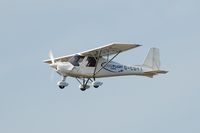 G-CDYT @ EGFH - Gower Flight Centre's Ikarus departing Runway 22 - by Roger Winser