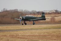 G-CGFS @ EGFH - Arriving Runway 22 - by Roger Winser