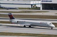 N905DL @ KFLL - MD-88 - by Mark Pasqualino