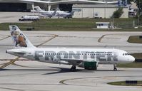 N922FR @ KFLL - Airbus A319