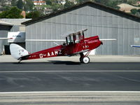 N60MZ @ SZP - 1930 DeHavilland DH.60G GIPSY MOTH, DeHavilland GIPSY II 4 cylinder inverted in-line air-cooled 120 Hp, taxi to Rwy 22 - by Doug Robertson