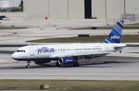 N585JB @ KFLL - Airbus A320