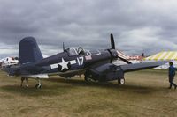 N451FG @ OSH - 1945 Goodyear FG1D, c/n: 92399 - by Timothy Aanerud