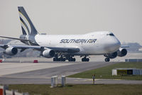 N815SA @ EBLG - Turning into taxiway Sierra 5 for rwy 23L. - by Philippe Bleus