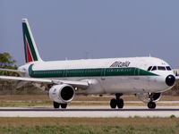 I-BIXA @ LMML - A321 I-BIXA Alitalia lining up the runway for take-off. - by raymond