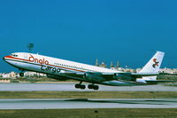 G-BDEA @ LMML - B707 G-BDEA Anglo Cargo taking-off. - by raymond