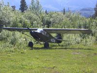 N3371B @ PABN - Cole Ellis Stand by an float plane. - by Stefan von Ruttkay