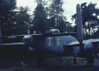 41-30792 @ 0000 - North American B-25D Mitchell.FR193 RAF.320 Dutch squadron.Used as an instuctional airframe by te Dutch.Preserved Oorlogs en Verzetsmuseum Overloon Netherlands.Dubious colors 2 6.Late 1960's. - by Robert Roggeman
