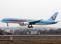 G-BYAT @ LSGG - Landing rwy 23 - by Shunn311