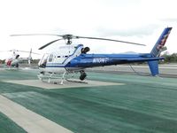 N10NT @ CCB - Ontario PD 350 B2 parked with San Bernardino SO 350 B3 at Ontario PD helipads - by Helicopterfriend