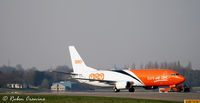 OO-TNO @ EBLG - After running the engines and doing some test OO-TNO was pulled back to the TNT maintenance hanger. - by Ruben Craninx