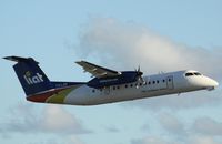 V2-LGD @ TNCM - LIAT V2-LGD departing TNCM runway 28 - by Daniel Jef