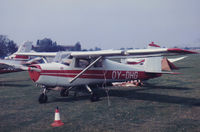 OY-DHG @ EGTC - A regular visitor to PFA rallyes during the 1980s (scanned print) - by Andy Parsons