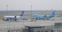 B-2072 @ LOWW - China Southern Cargo 777 and Korean Cargo 747 waiting for freight. - by David Goetzl