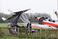 G-CUTH @ F3XT - Being readied for flight with G-BXDG in the back ground.