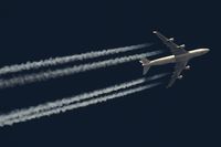 UNKNOWN @ NONE - Air France B747-400 cruising eastbound