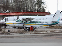 N269JE @ ESSB - Parked outside Bromma Air Maintenance. Former RA-67702. - by Krister Karlsmoen