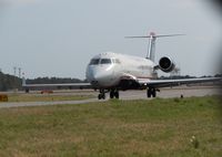 N462AW @ ILM - taxi to RWY 24