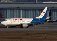 EI-CDG @ LSGG - Lining up rwy 05 for departure... Cyrillic titles. - by Shunn311