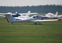 G-BLUV @ EGLM - Grob G109B departing White Waltham - by moxy