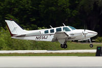 N81AJ @ KLAL - Beech 58TC Baron [TK-12] Lakeland-Linder~N 15/04/2010. - by Ray Barber