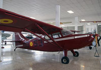 L2-21 @ LECU - Nice old Stinson preserved in Spanish Air Force colors as a former liaison aircraft. - by Daniel L. Berek