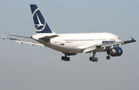 YR-LCB @ EBBR - Descending to RWY 02 - by Daniel Vanderauwera