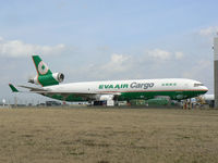 B-16110 @ DFW - EVA Air Cargo at DFW Airport - by Zane Adams