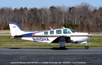 N410HA @ CGE - taxi for take off