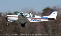 N410HA @ CGE - Take off at Cambridge MD.