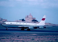 B-2420 @ LMML - B707 B-2420 of CAAC arriving with a Chinese delegation in Malta - by raymond